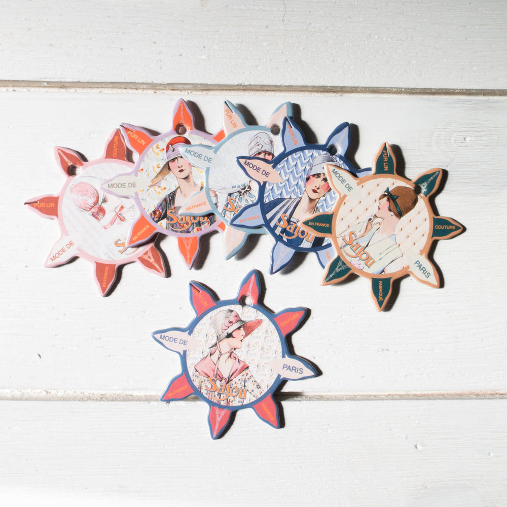 Maison Sajou Floss Bobbins - Mode de Paris Floss Organizer - Snuggly Monkey