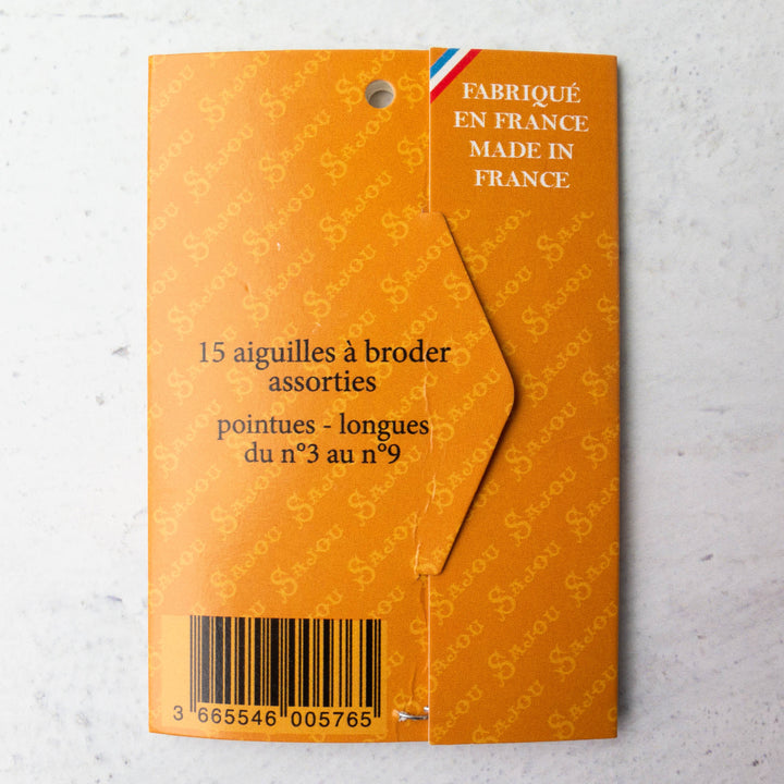 Maison Sajou Embroidery Needles (15 Needle Pack)