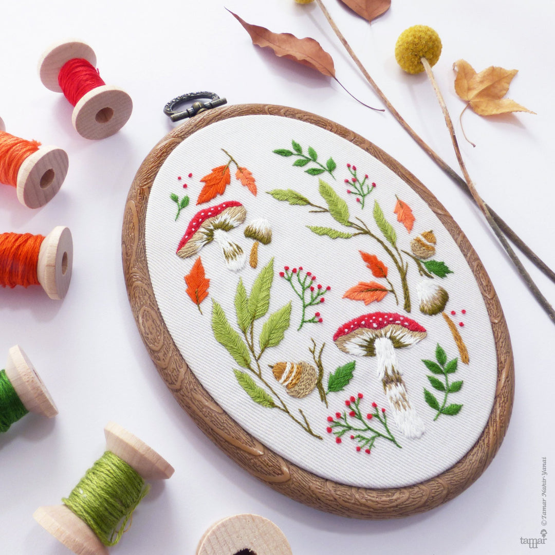 Magical Autumn Embroidery Kit – Snuggly Monkey