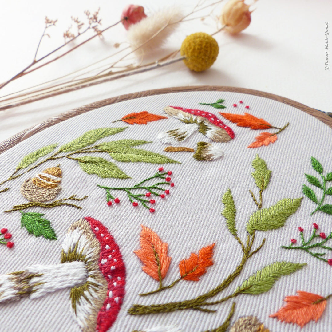 Bugs and Fishes by Lupin: Hello Spring: Tree Embroidery Patterns