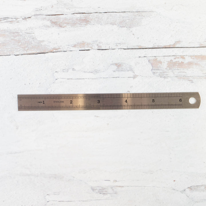 Stainless Steel 6" Ruler