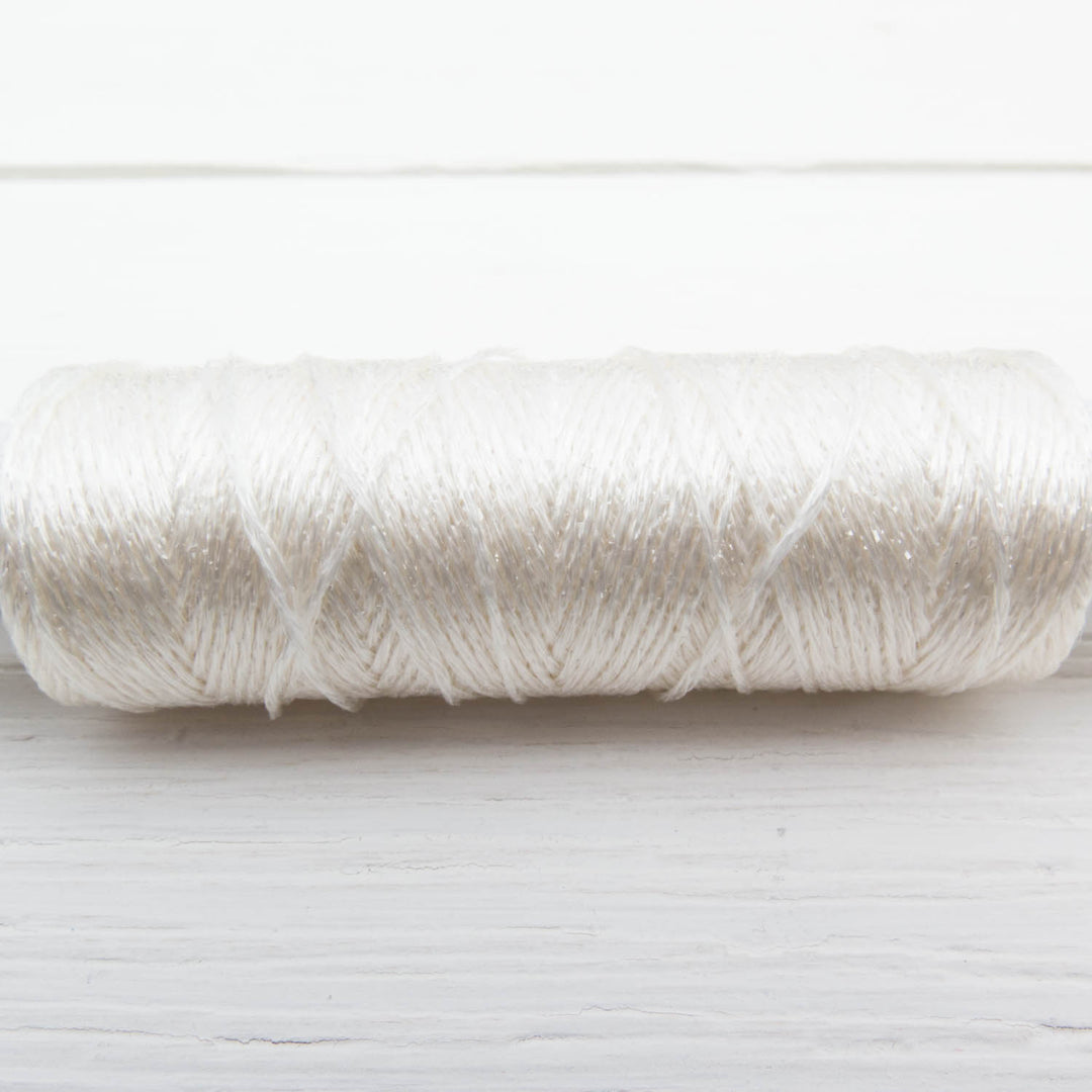 Metallic Embroidery Floss - White – Snuggly Monkey