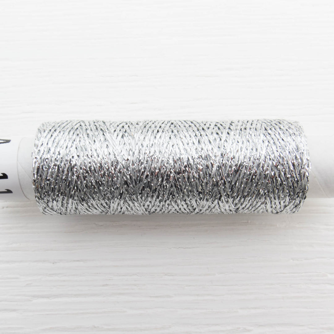 Olympus Metallic Embroidery Floss - Silver Floss - Snuggly Monkey
