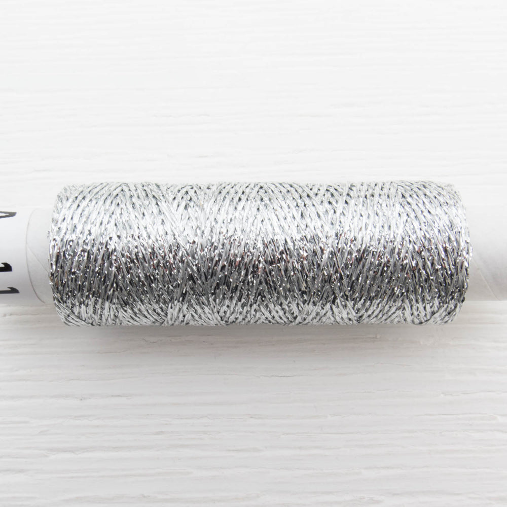 Olympus Metallic Embroidery Floss - Silver Floss - Snuggly Monkey