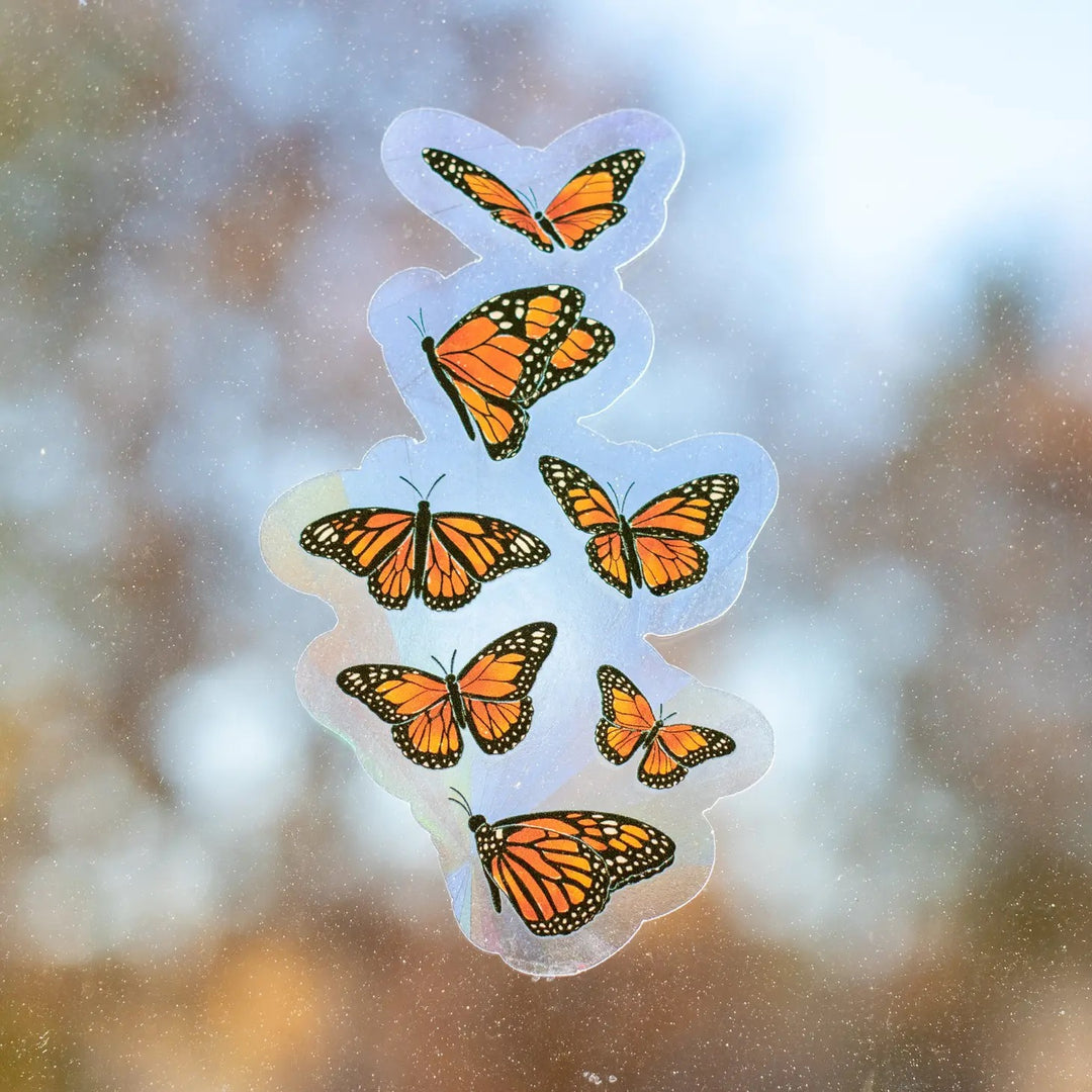Flying Butterflies Suncatcher Window Sticker
