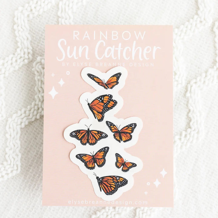 Flying Butterflies Suncatcher Window Sticker