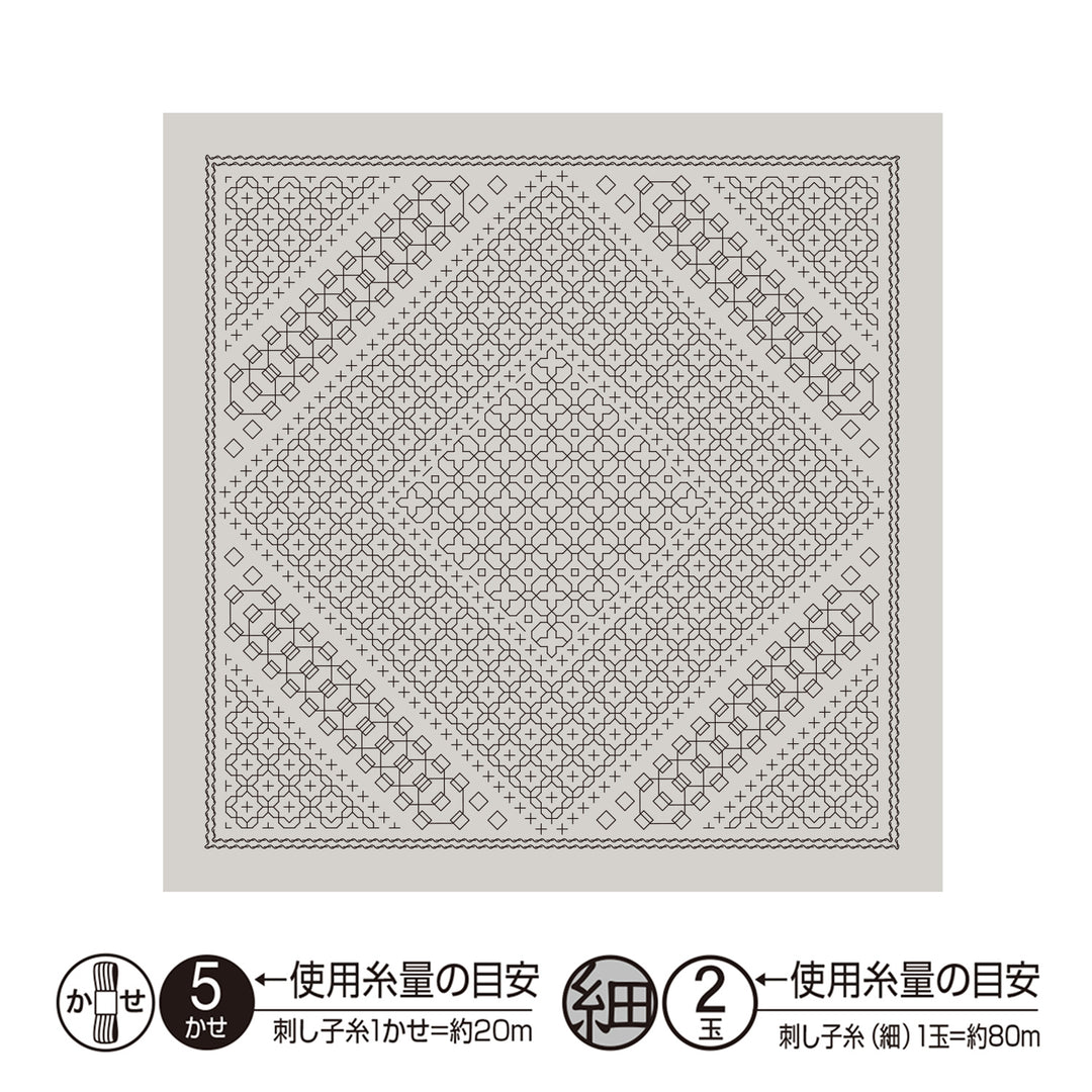 Mixed Style Sashiko Stitching Sampler - Morning Glory (1109 / 13109)
