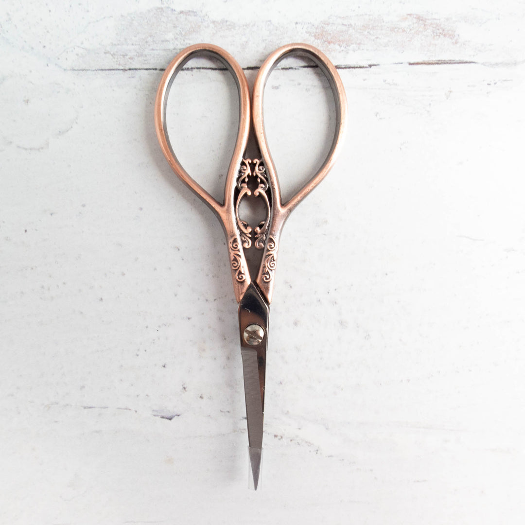 Floral Teardrop Embroidery Scissors