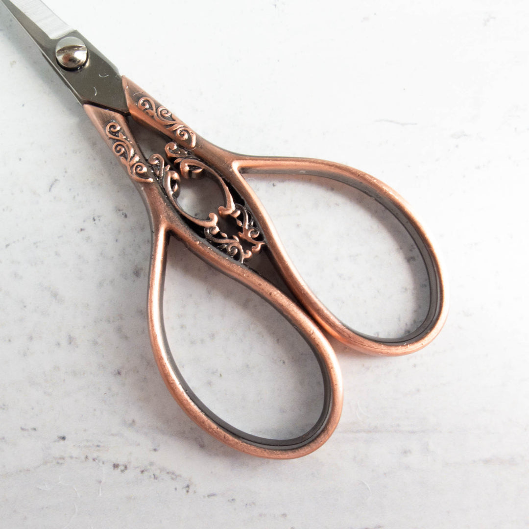 Floral Teardrop Embroidery Scissors