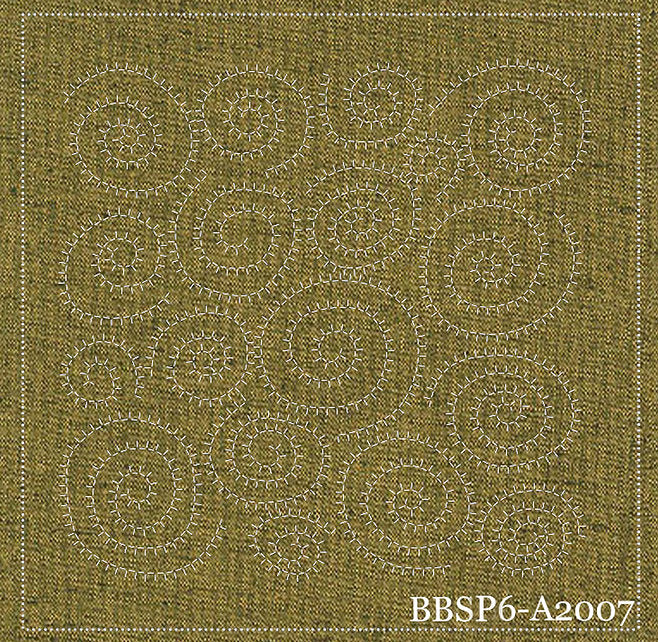 Nautilus Pre-Stenciled Sashiko Sampler