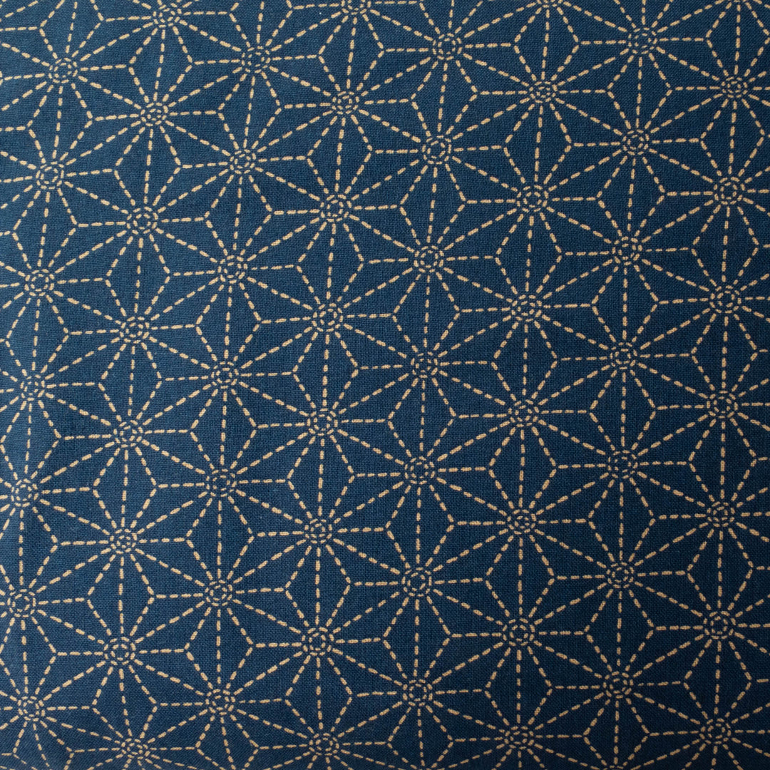 Sevenberry Kasuri : Asa No Ha Beige Stitching (SK20D33)