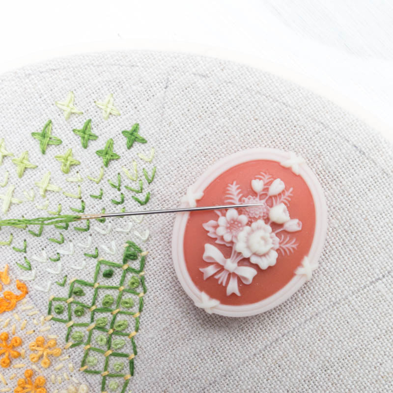 Prickly Pears - Magnetic Needle Minder – Embroidery and Sage