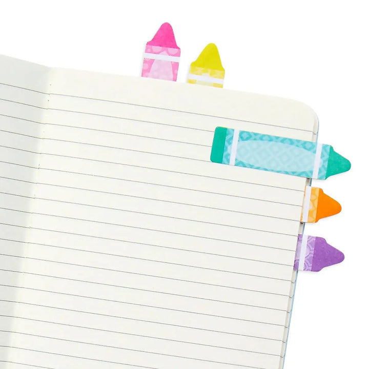 NotePals Sticky Tabs - Rainbow Crayons
