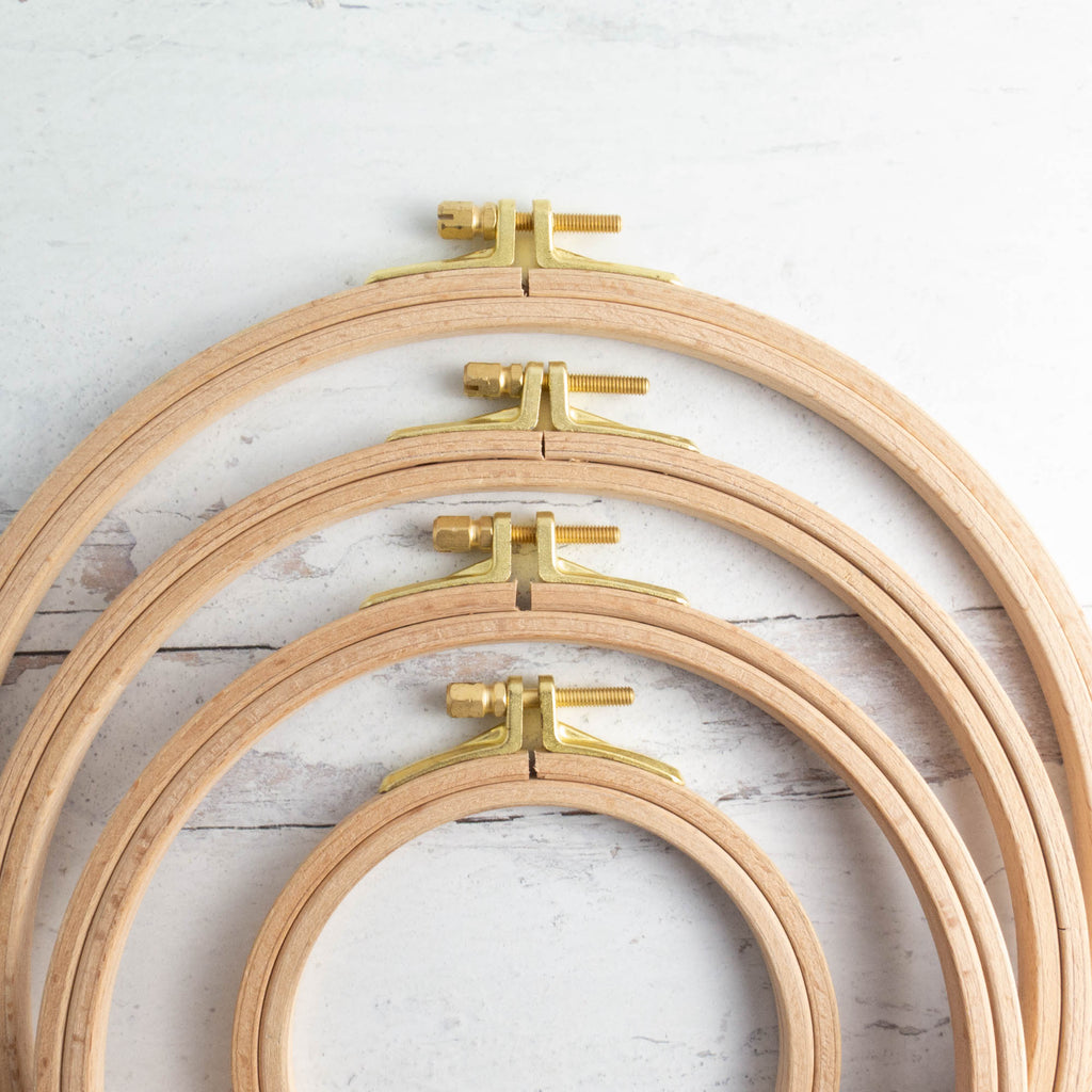 Hardwood Beech Embroidery Hoops (8mm deep) – Snuggly Monkey