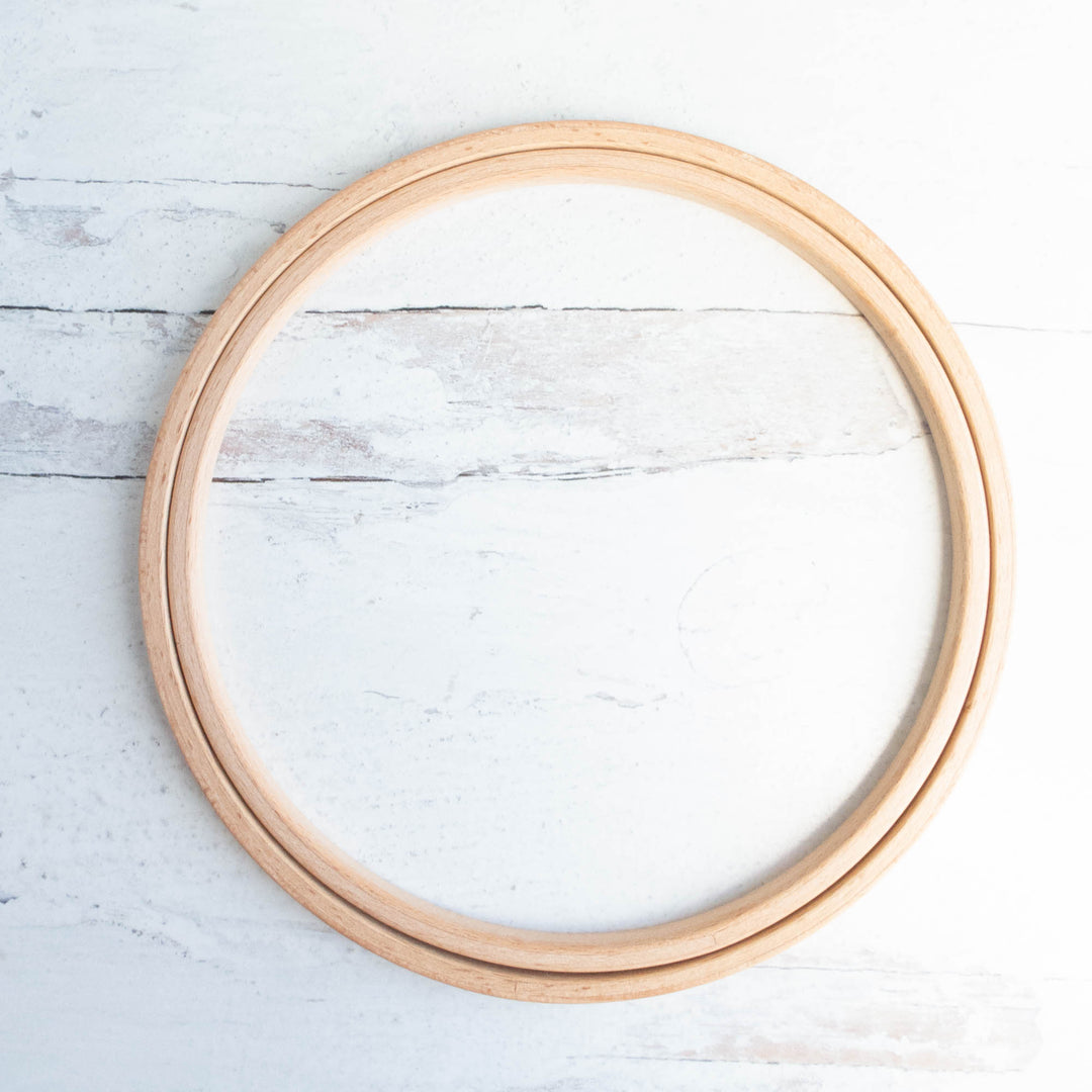 Small Wooden Embroidery Hoops, 3 or 4 Diameter