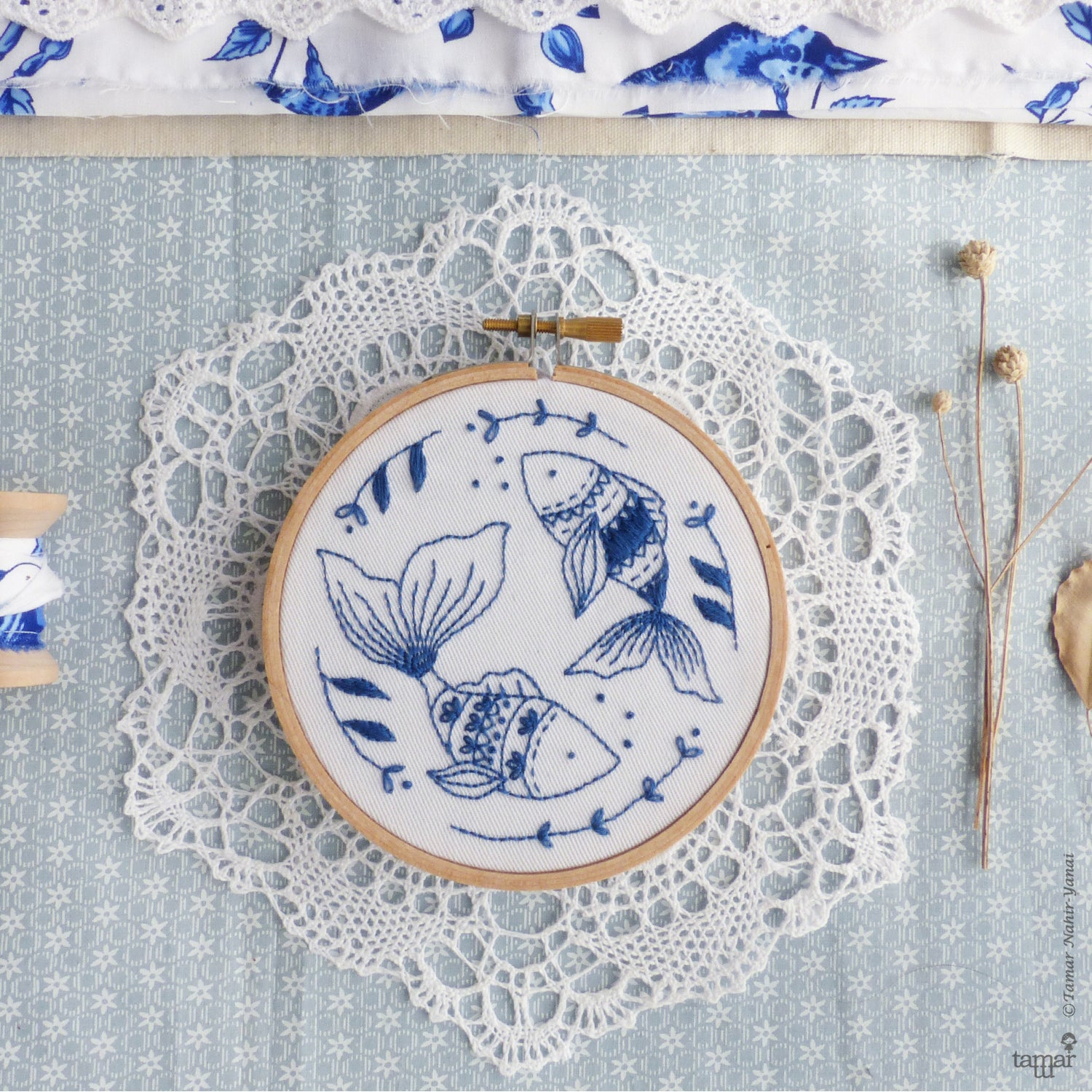 Ocean Fish Embroidery Kit – Snuggly Monkey