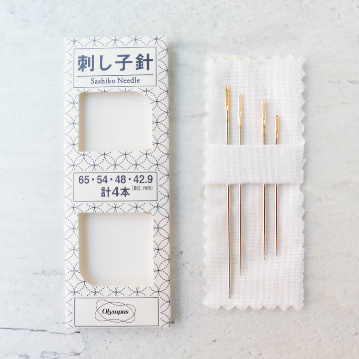 Olympus Gold Eye Sashiko Needles (4 pack)