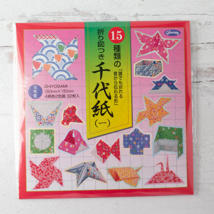 6 inch Chiyogami Origami Paper Pack