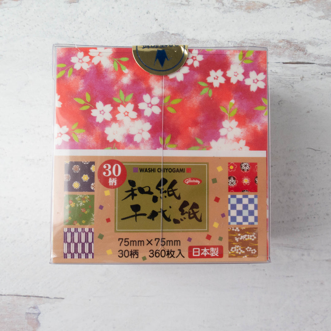 3 inch Chiyogami Origami Paper Cube