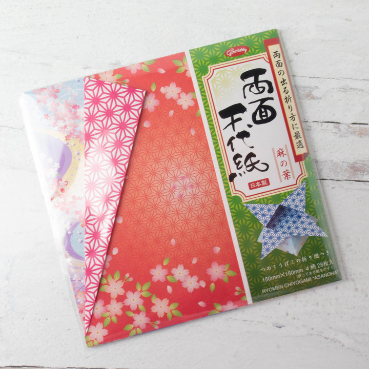 6 inch Double Sided Chiyogami Origami Paper Pack