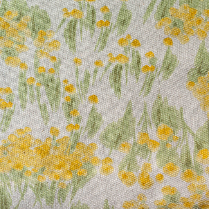 Koizumi Cotton Linen Blend Canvas - Lavender Fields (Yellow)