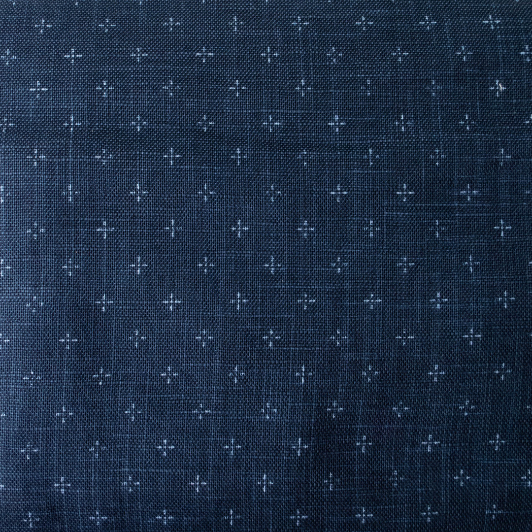 Heathered Cotton - Denim Plus Signs (SB3027)