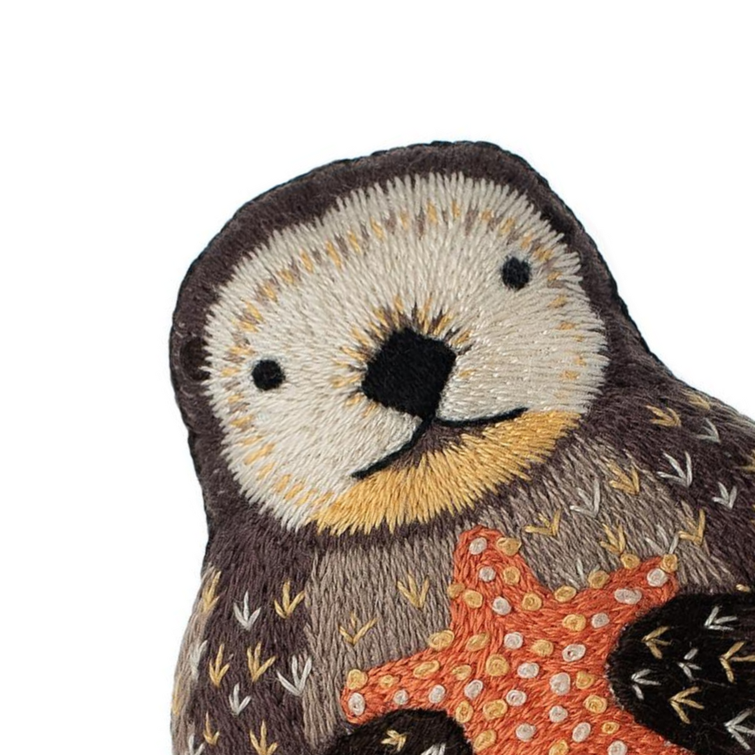 Otter Embroidery Kit by Kiriki Press Embroidery Kit - Snuggly Monkey