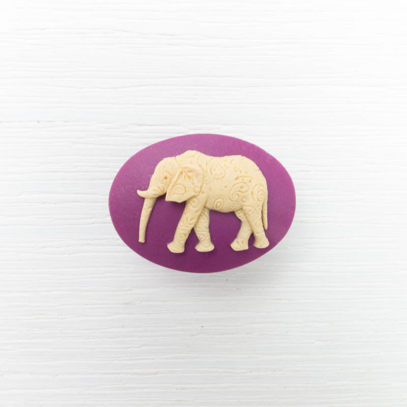 Purple Elephant Needle Nanny Needle Minder - Snuggly Monkey