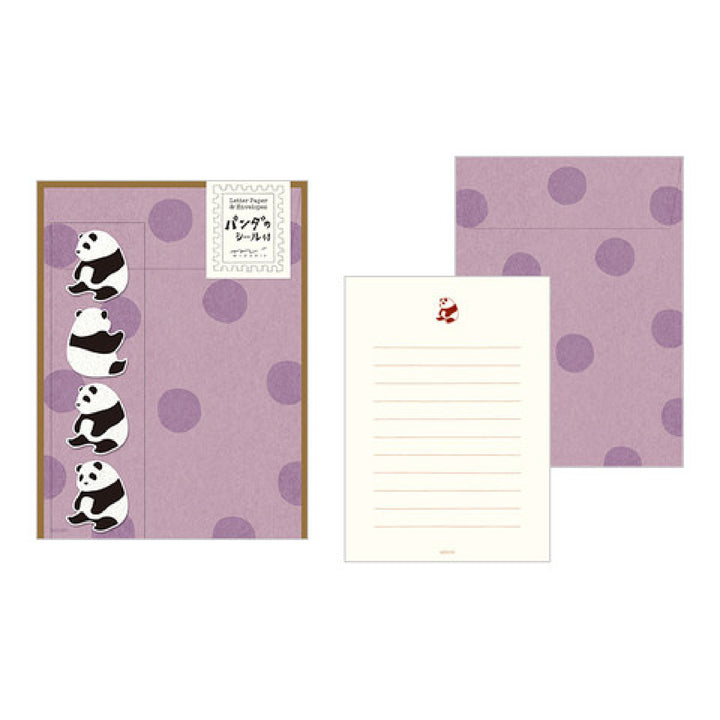 Japanese Letter Writing Set - Pandas