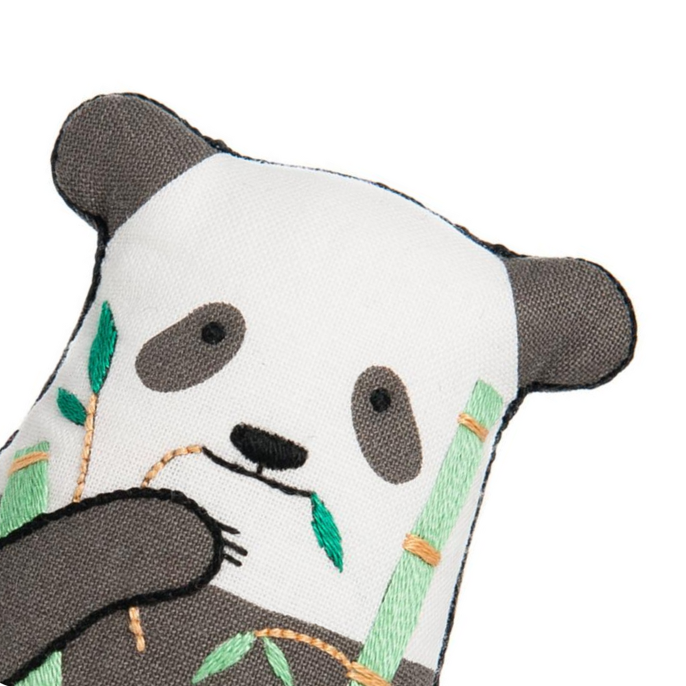 Panda Plushie Embroidery Kit by Kiriki Press Embroidery Kit - Snuggly Monkey