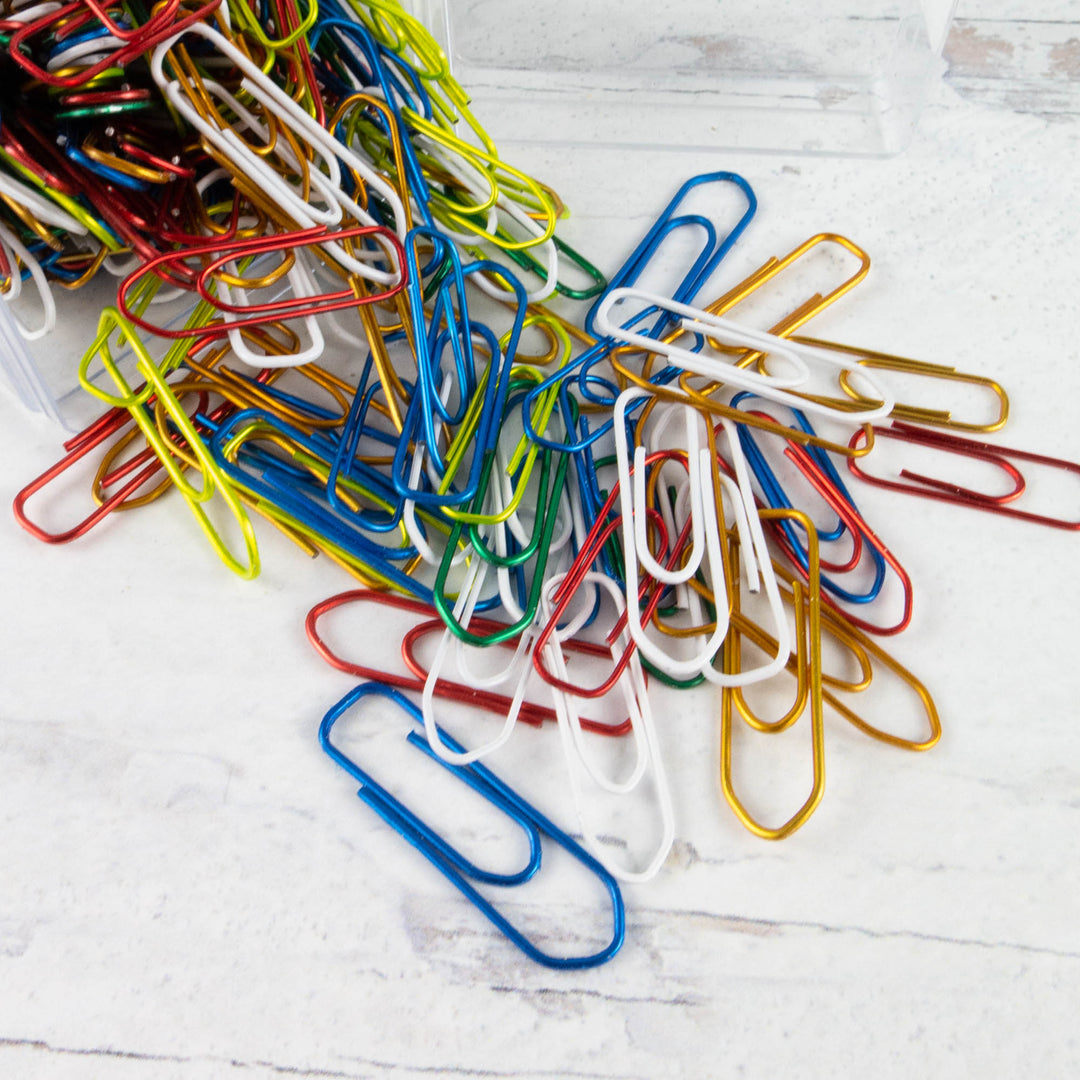 Metallic Paper Clips - Assorted Colors – Snuggly Monkey