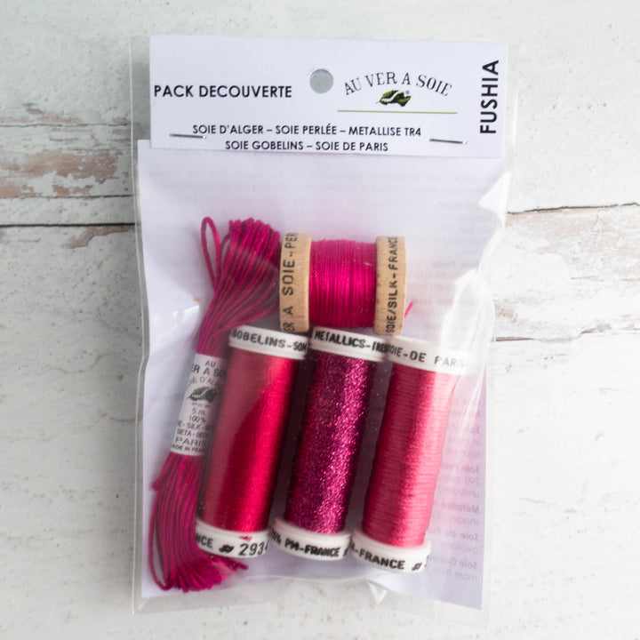 Au Ver a Soie Gobelin/Paris Thread Discovery Pack - Pink