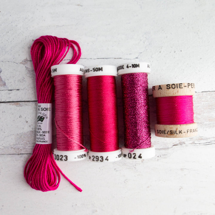 Au Ver a Soie Gobelin/Paris Thread Discovery Pack - Pink