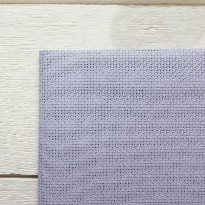 Aida Cross Stitch Fabric - Peaceful Purple (14 ct) Fabric - Snuggly Monkey