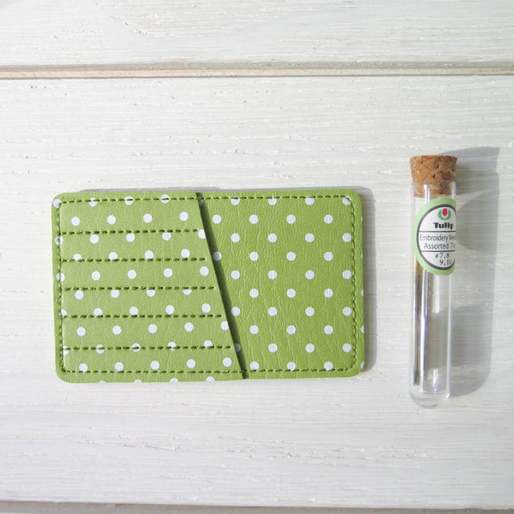 Polka Dot Needle Case Notions - Snuggly Monkey