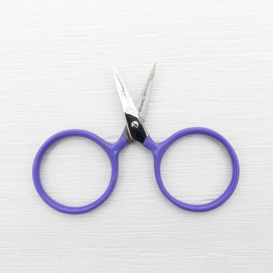 Modern Embroidery Scissors - Putford Purple Scissors - Snuggly Monkey