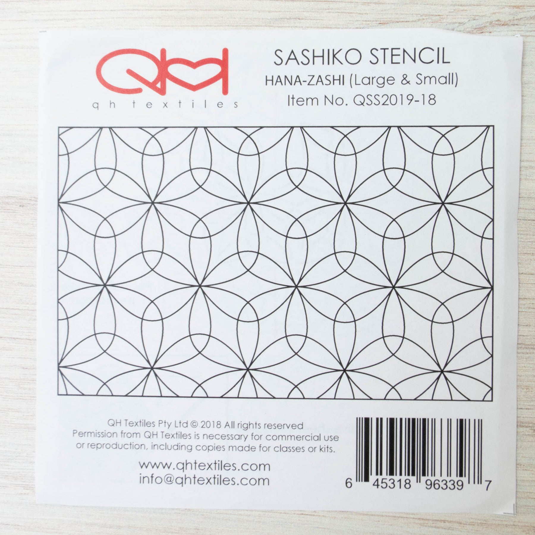 Sashiko Stencil - Hishi Sekaiha – Snuggly Monkey