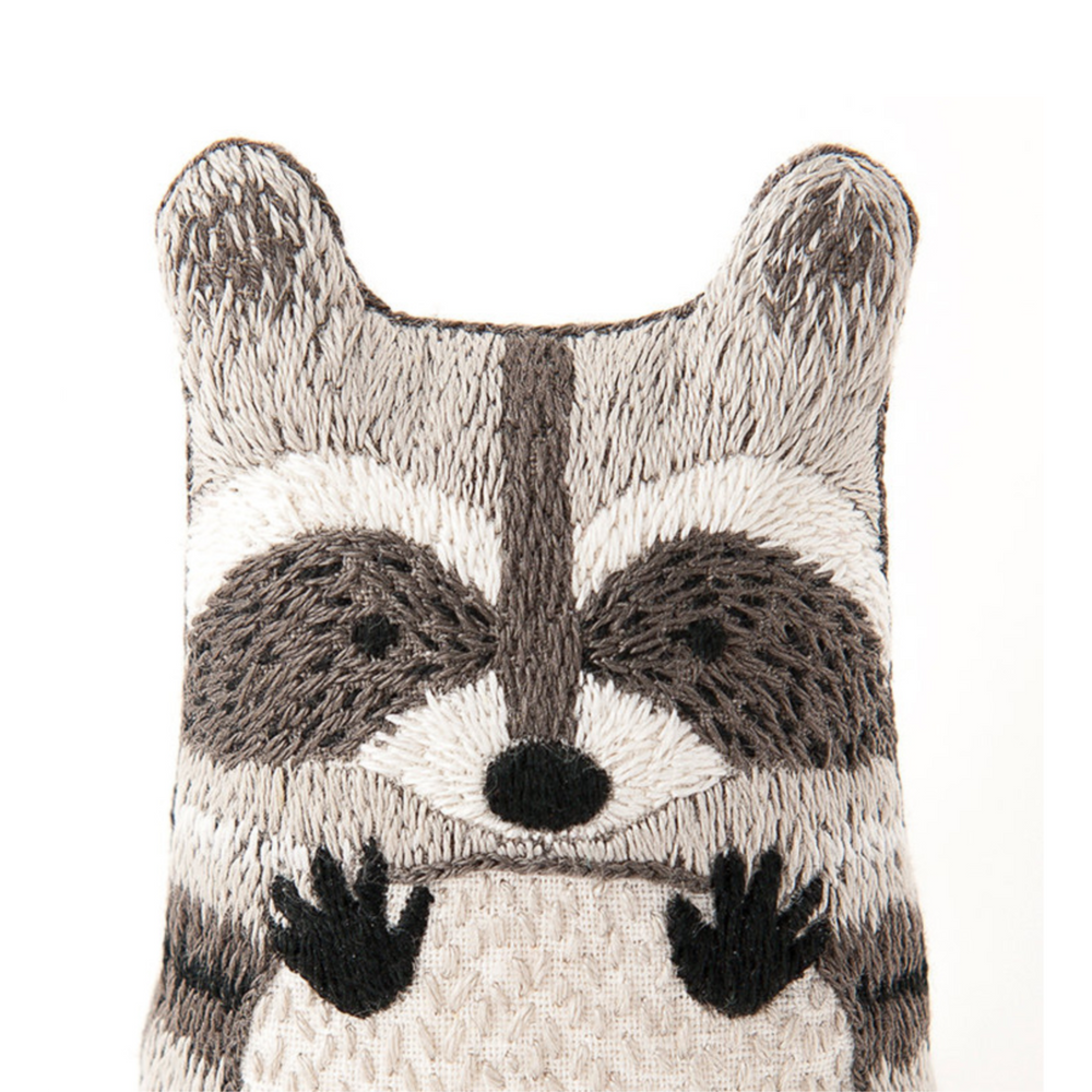 Raccoon Embroidery Kit by Kiriki Press Embroidery Kit - Snuggly Monkey
