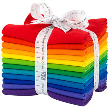 Kona Cotton Fat Quarter Bundle - Rainbow