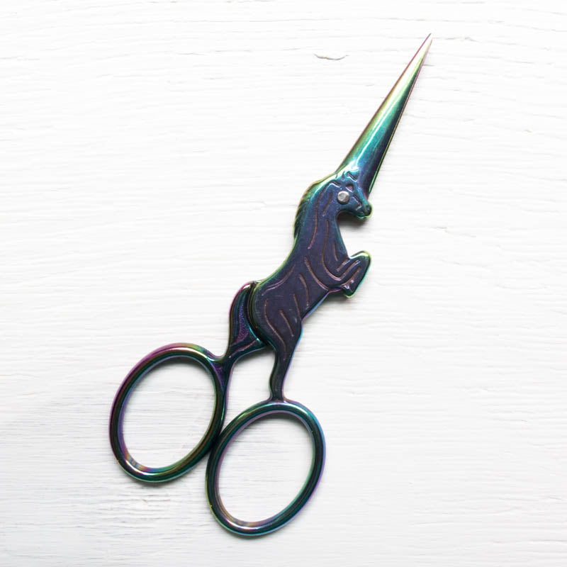 Rainbow Unicorn Embroidery Scissors – Snuggly Monkey