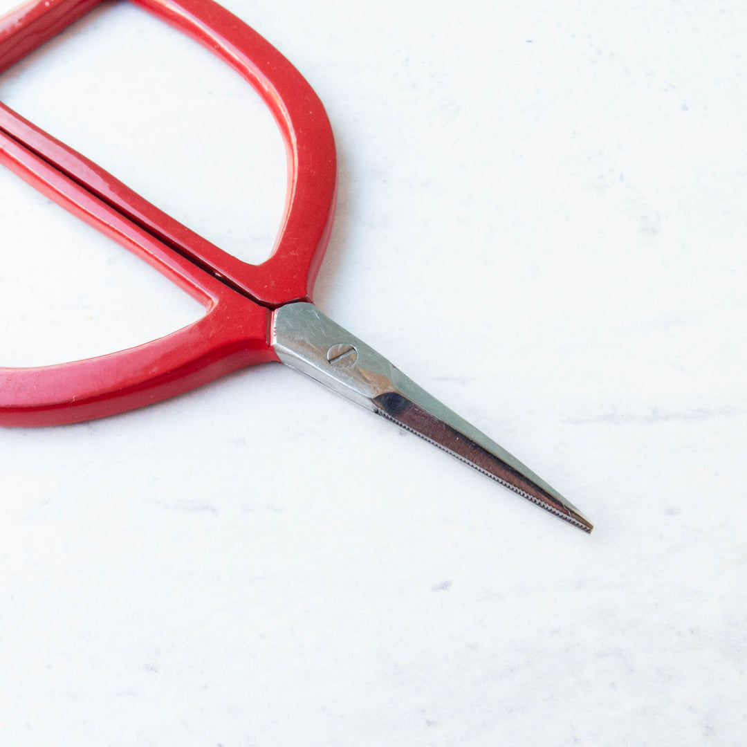 Embroidery Scissors - Red Pudgie