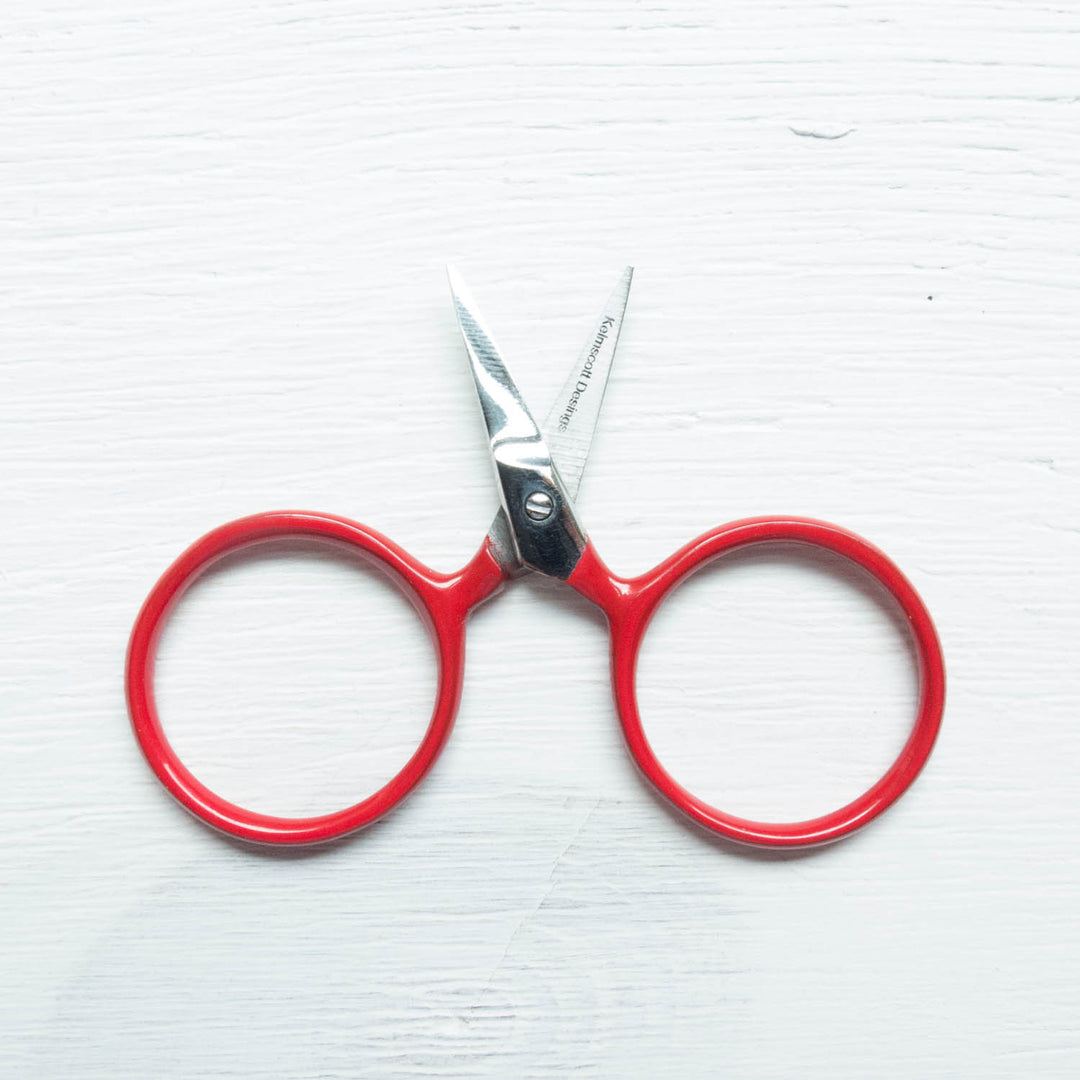 Letistitch Embroidery Scissors 20417 Red-Matte handles