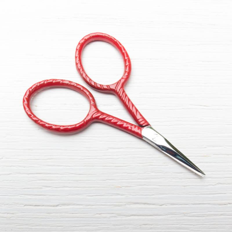 Modern Embroidery Scissors - Vintage Red Scissors - Snuggly Monkey