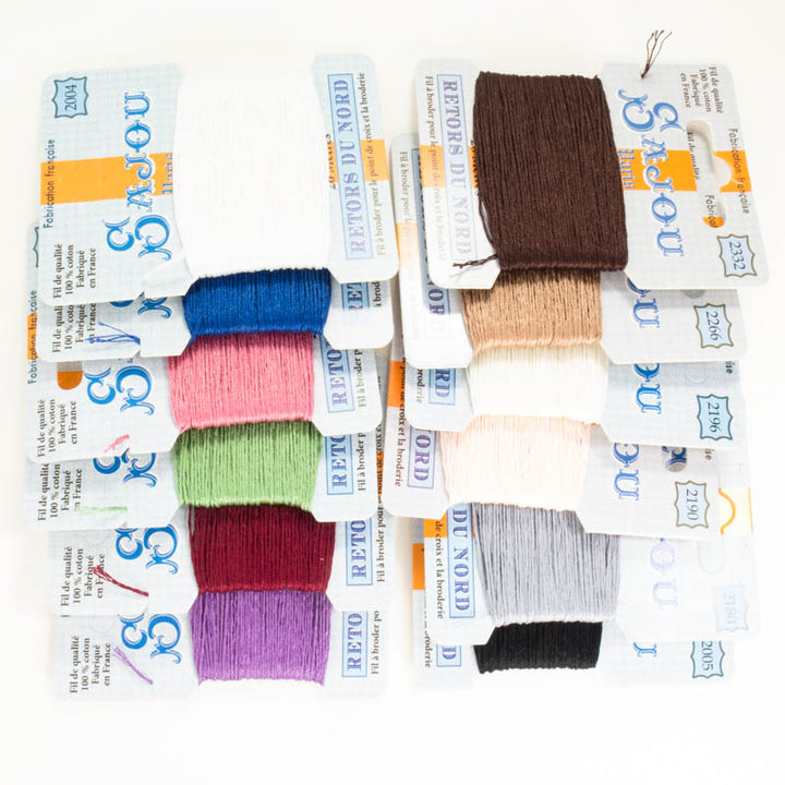 Retors de Nord Embroidery Floss Kit - Vintage Colors Floss - Snuggly Monkey