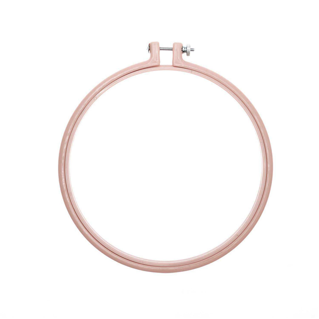 Large Peach Embroidery Hoops. 10 & 12 Inch Embroidery Hoop