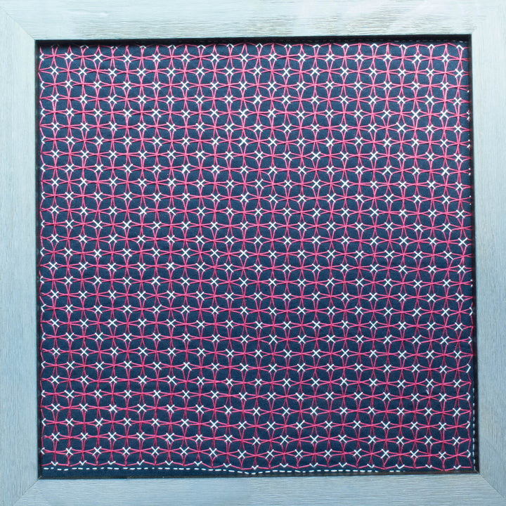 Kuguri-Sashi Sashiko Embroidery Sampler - Asagao (H2046) Sashiko - Snuggly Monkey