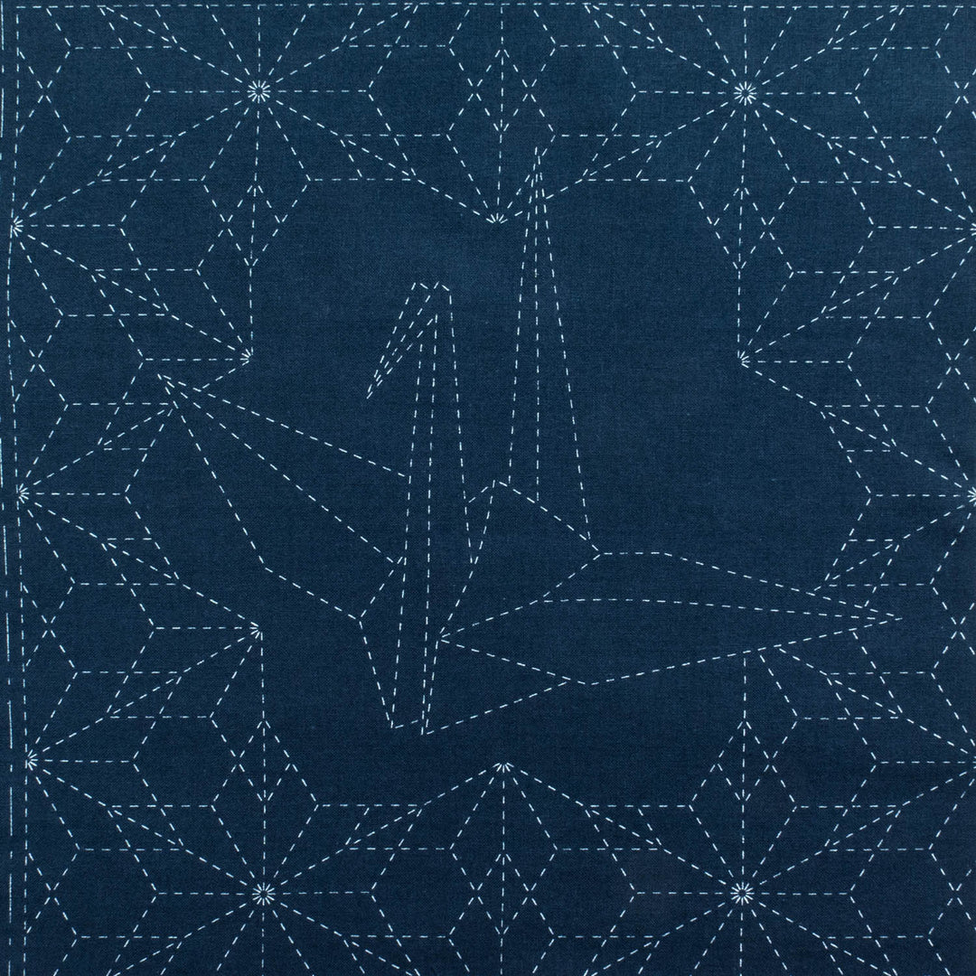 Sashiko Embroidery Sampler - OriZuru (No.13) Sashiko - Snuggly Monkey