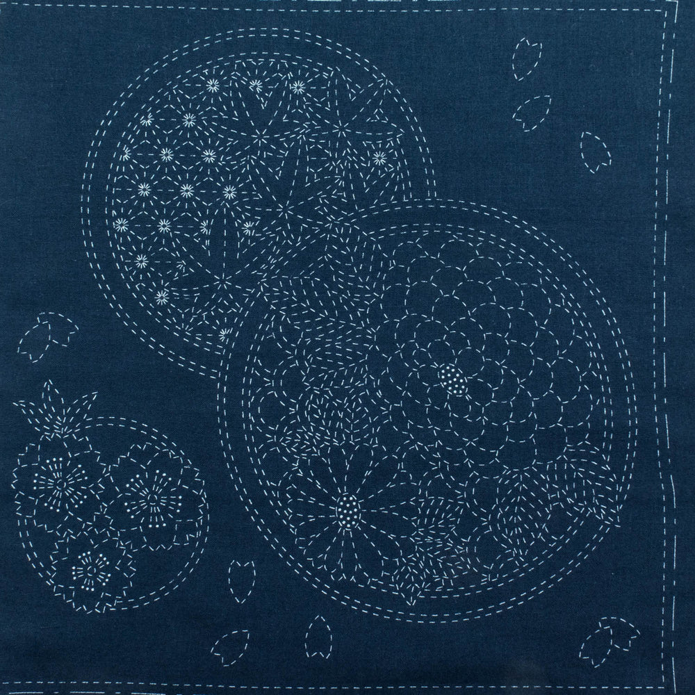 Sashiko Stencil - Hanazashi (#18) – Snuggly Monkey