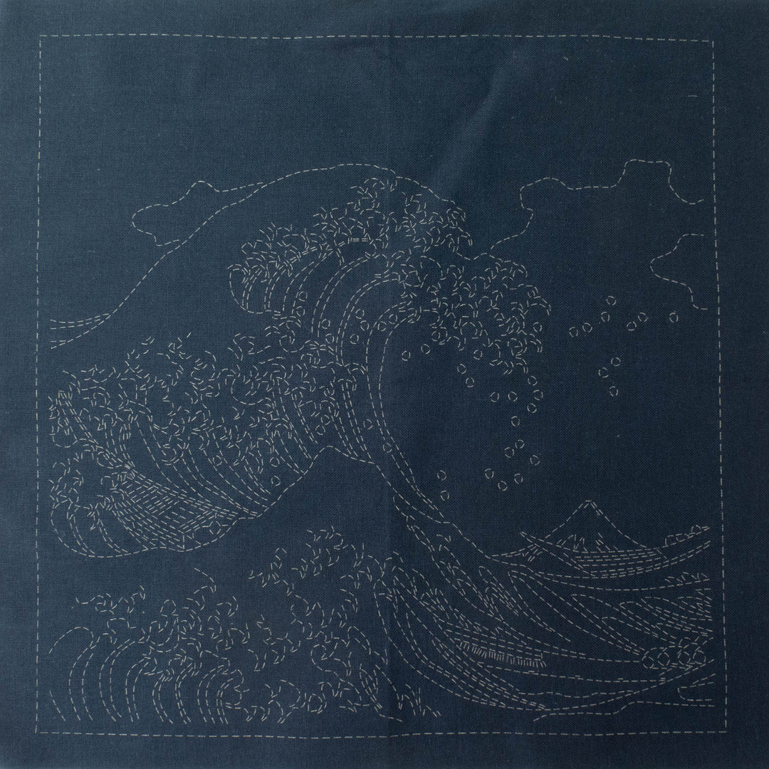 The Great Wave of Kanagawa Sashiko Sampler (2094)