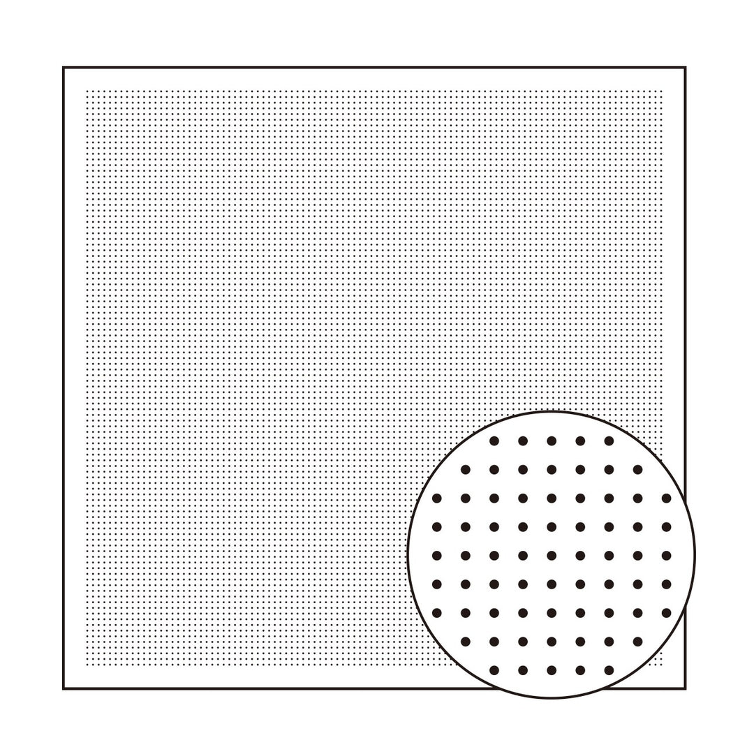 3mm Dot Grid Sashiko Sampler - Straight Line Grid